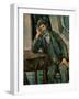 Man Smoking a Pipe, 1890-92-Paul Cézanne-Framed Giclee Print