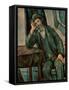 Man Smoking a Pipe, 1890-92-Paul Cézanne-Framed Stretched Canvas