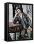 Man Smoking a Pipe-Paul Cézanne-Framed Stretched Canvas