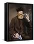 Man Smoking a Pipe-Edouard Manet-Framed Stretched Canvas