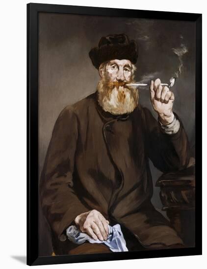 Man Smoking a Pipe-Edouard Manet-Framed Giclee Print