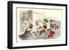 Man Snapping Picture of Bathing Beauties-null-Framed Art Print