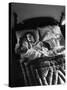 Man Snoring to the Point That His Wife Cannot Even Sleep in the Same Bed Any More-null-Stretched Canvas