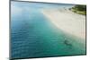 Man snorkeling in the beautiful lagoon of Ouvea, Loyalty Islands, New Caledonia, Pacific-Michael Runkel-Mounted Photographic Print