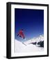 Man Snowboarding (Mid-Air), Arapahoe Basin, CO-null-Framed Photographic Print