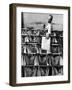 Man Sorting Mail in the State Dept. Building, Each Bag is Labeled with Foreign City Destination-Alfred Eisenstaedt-Framed Photographic Print