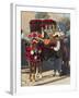 Man Standing by Colourful Horse Cart, Maimana, Faryab Province, Afghanistan-Jane Sweeney-Framed Photographic Print