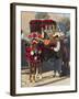 Man Standing by Colourful Horse Cart, Maimana, Faryab Province, Afghanistan-Jane Sweeney-Framed Photographic Print