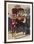 Man Standing by Colourful Horse Cart, Maimana, Faryab Province, Afghanistan-Jane Sweeney-Framed Photographic Print