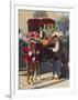 Man Standing by Colourful Horse Cart, Maimana, Faryab Province, Afghanistan-Jane Sweeney-Framed Photographic Print