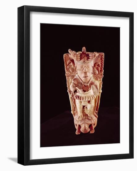 Man Standing on a Turtle, 'The Creator of the World'-Mayan-Framed Giclee Print