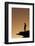 Man standing on rock surveying the view. (MR)-Brenda Tharp-Framed Photographic Print