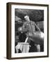 Man Straining Milk into a Can Through a Piece of Cloth-Hansel Mieth-Framed Photographic Print