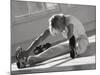 Man Stretching in Gym, New York, New York, USA-Chris Trotman-Mounted Photographic Print