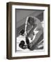 Man Stretching in Gym, New York, New York, USA-Chris Trotman-Framed Photographic Print