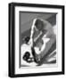 Man Stretching in Gym, New York, New York, USA-Chris Trotman-Framed Photographic Print