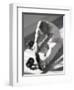 Man Stretching in Gym, New York, New York, USA-Chris Trotman-Framed Photographic Print