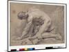 Man Study, 1741 (Drawing)-Jean-Baptiste Oudry-Mounted Giclee Print