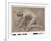 Man Study, 1741 (Drawing)-Jean-Baptiste Oudry-Framed Giclee Print