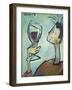 Man Swirls Wine-Tim Nyberg-Framed Giclee Print