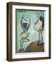 Man Swirls Wine-Tim Nyberg-Framed Premium Giclee Print