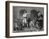 Man Taming Lions-null-Framed Giclee Print