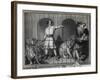 Man Taming Lions-null-Framed Giclee Print