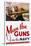 Man the Guns - Join the Navy Recruitment Poster-McClelland Barclay-Stretched Canvas