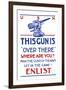 Man the Guns of the Navy, c.1917-null-Framed Art Print