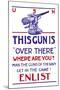 Man the Guns of the Navy, c.1917-null-Mounted Art Print