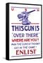 Man the Guns of the Navy, c.1917-null-Framed Stretched Canvas