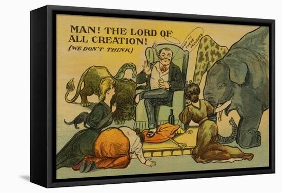 Man! the Lord of All Creation!-null-Framed Stretched Canvas