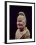 Man Travelling Along the Silk Route,Detail of the Bust, Chinese, Tang Dynasty-null-Framed Giclee Print