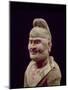 Man Travelling Along the Silk Route,Detail of the Bust, Chinese, Tang Dynasty-null-Mounted Giclee Print