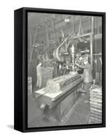 Man Using a Miller and Planer, Charlton Central Repair Depot, London, 1932-null-Framed Stretched Canvas