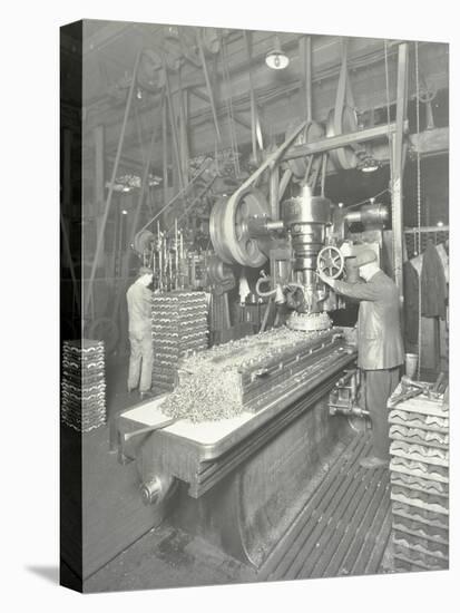 Man Using a Miller and Planer, Charlton Central Repair Depot, London, 1932-null-Stretched Canvas