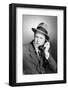 Man Using Telephone-Philip Gendreau-Framed Photographic Print