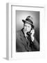 Man Using Telephone-Philip Gendreau-Framed Photographic Print