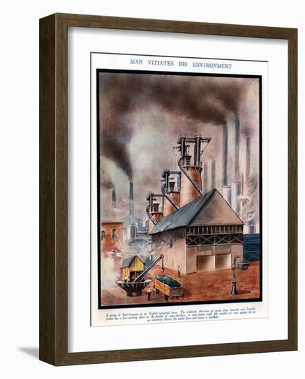 Man Vitiates His Environment, Early 20th Century-null-Framed Giclee Print