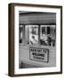 Man Waiting in a Barber Shop For a Haircut-Francis Miller-Framed Photographic Print