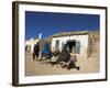 Man Walking Behind Women on Donkeys, Syadara, Between Yakawlang and Daulitiar, Afghanistan-Jane Sweeney-Framed Photographic Print