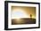 Man walking in backlight on a sand dune, Tenere desert, Niger, West Africa, Africa-Michael Runkel-Framed Photographic Print