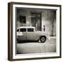 Man Walking Past Old American Car, Havana, Cuba, West Indies, Central America-Lee Frost-Framed Photographic Print