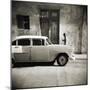 Man Walking Past Old American Car, Havana, Cuba, West Indies, Central America-Lee Frost-Mounted Photographic Print