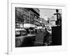 Man Walking Through Time Square-Peter Stackpole-Framed Photographic Print