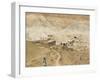 Man Walking up Mountain Road, Between Herat and Maimana, after Subzak Pass, Afghanistan-Jane Sweeney-Framed Photographic Print