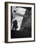 Man Walking Up the Stairs, Exiting the Metro Station-Ed Clark-Framed Photographic Print