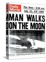 Man Walks on the Moon-null-Stretched Canvas