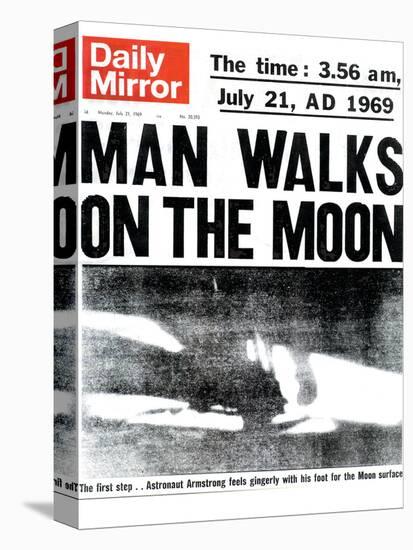 Man Walks on the Moon-null-Stretched Canvas