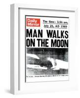 Man Walks on the Moon-null-Framed Photographic Print